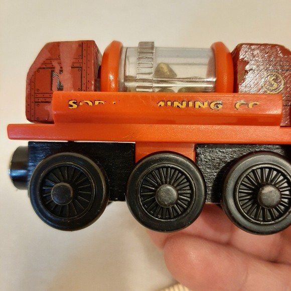 2003 Thomas The Train Wooden Railway Sodor Mining Company Gold Sifting Car READ - Picture 14 of 14